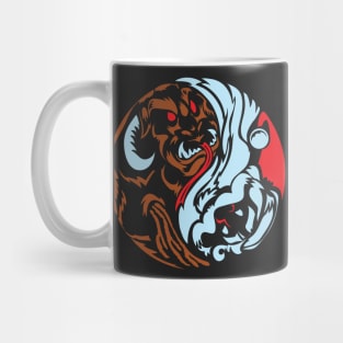 Krampus Santa Ying Yang Mug